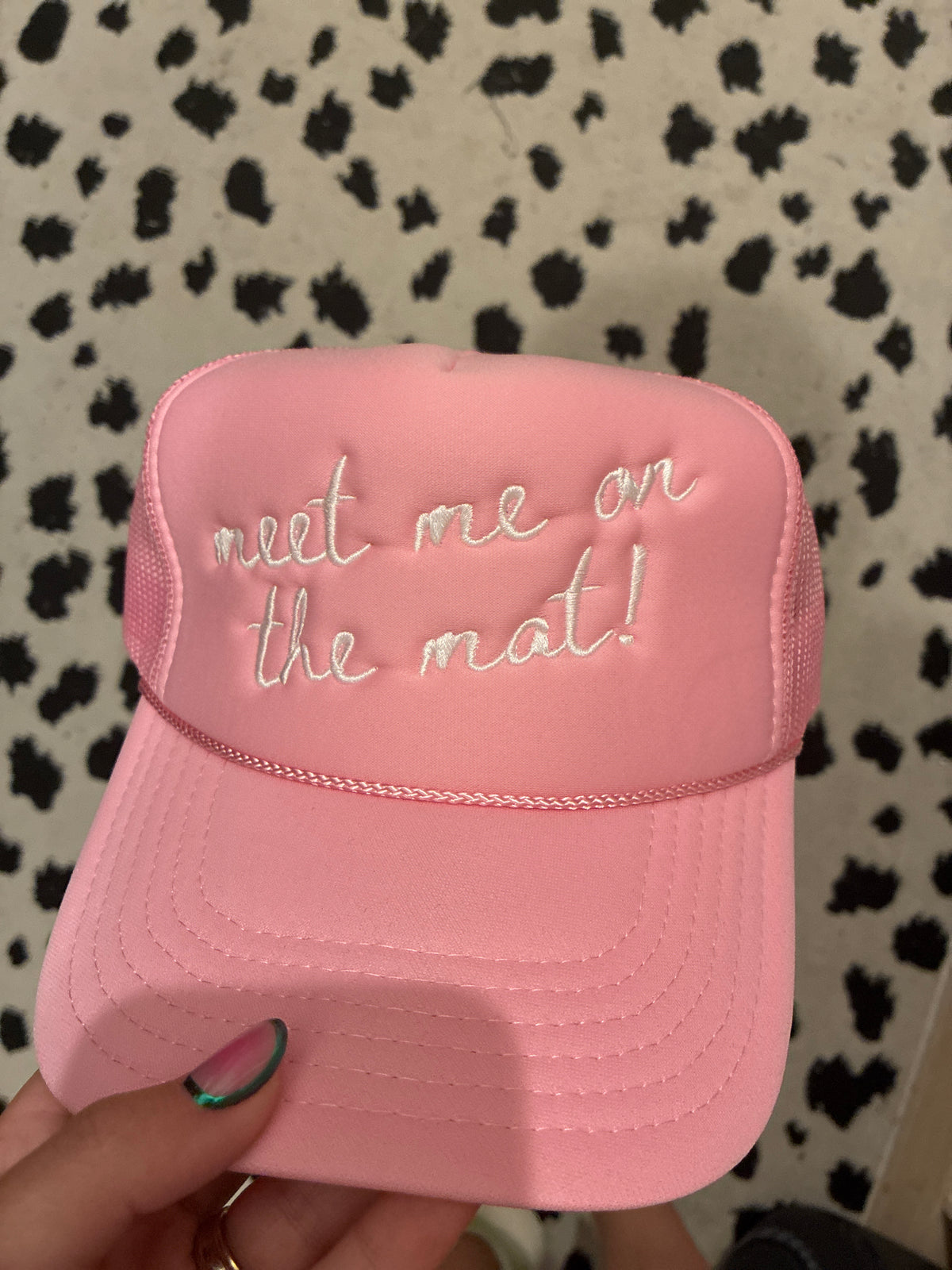 Meet Me On The Mat Trucker Hat
