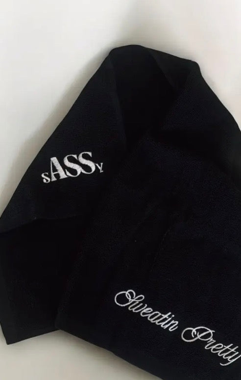 Sweatin Pretty Towel - Sassy