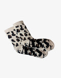 Leopard Sassy Grip Socks