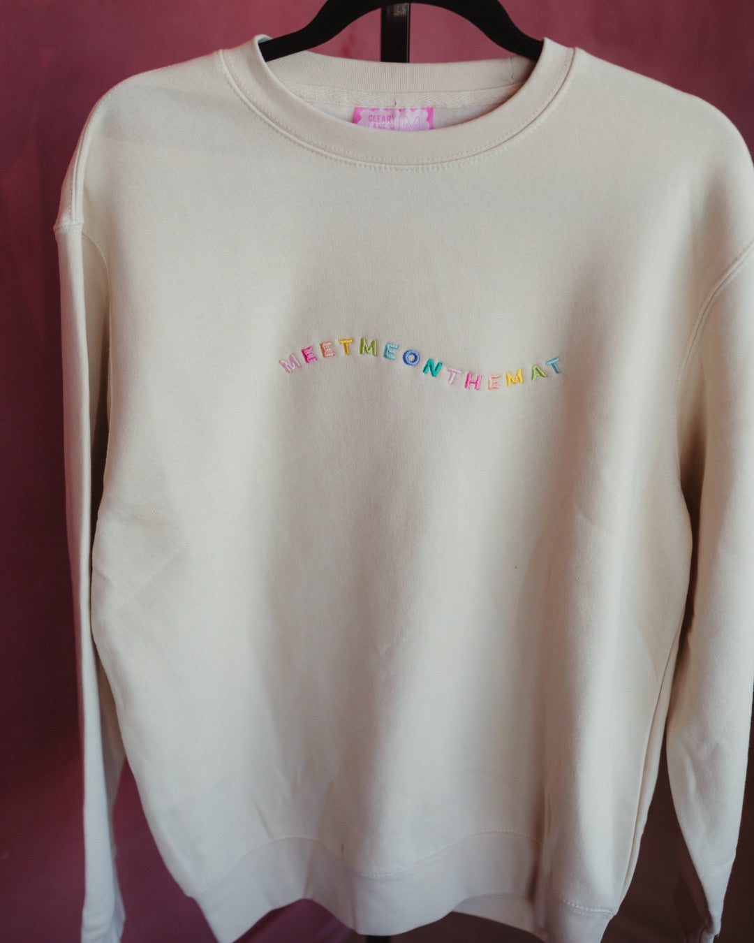 Meet Me On The Mat - Rainbow Sweatshirt