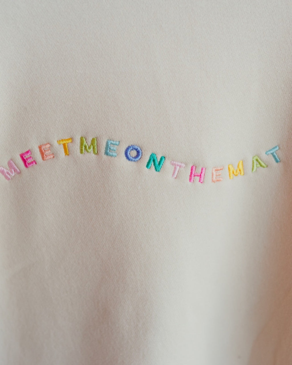 Meet Me On The Mat - Rainbow Sweatshirt
